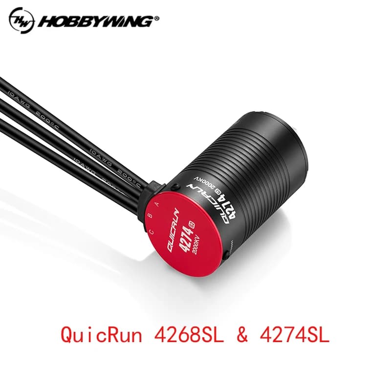 HOBBYWING QuicRun 4274SL G2 2000KV 4268SL G2 2600KV 4268/4274 SL G2 Motore Brushless Per 1/8 RC Modello di Auto Fuoristrada