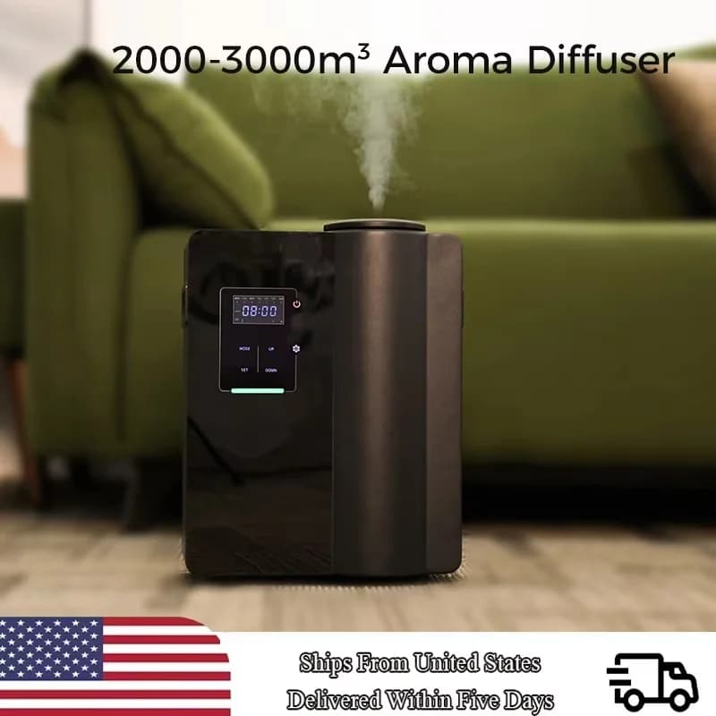 3000m3 Diffusore di aromi Profumo Fragranza domestica Aroma Purificatore d'aria Diffusore di profumo Macchina Bluetooth APP Temporizzazione multi segmento