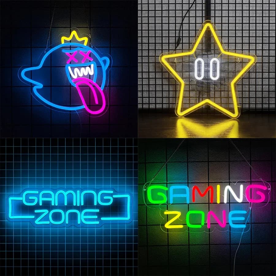 Insegna al Neon a LED per Arredamento Casa, Serie Carta da Parati, con Lettere in Ebraico, Luci Decorative da Parete per Stanza, Sala Giochi, Grotta, da Appendere