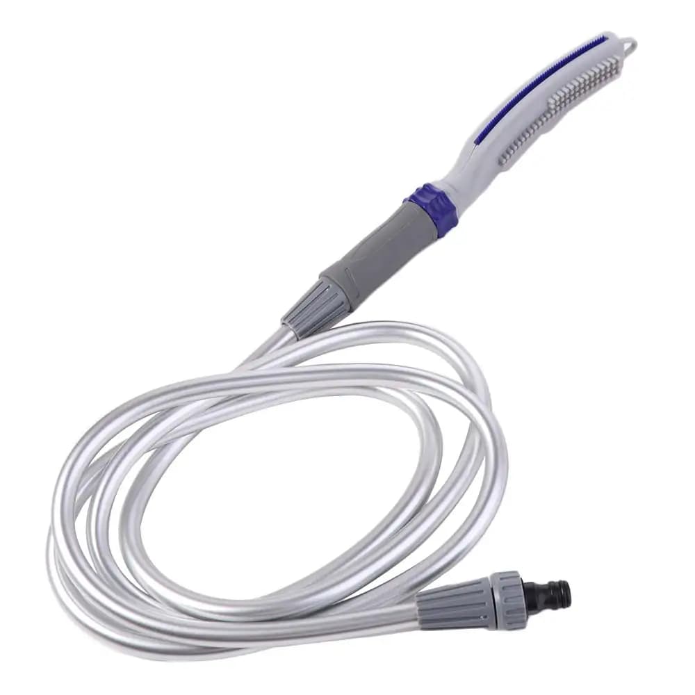 With Flex Hose Dog Shower Head Adjustable Plastic Dog Washing Sprayer Quick Connector Pet Bathing Sprayer Pet Cleaning Supplies