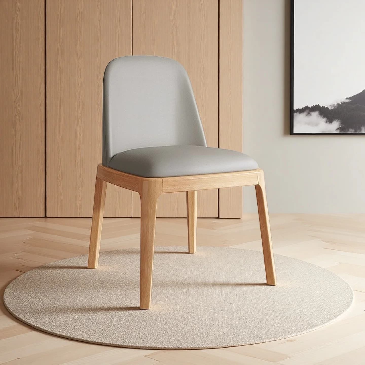Sedie da pranzo moderne in legno, replica di lusso in pelle, sedie da sala d'attesa per balcone, sedie da gaming Wishbone, mobili per camera da letto