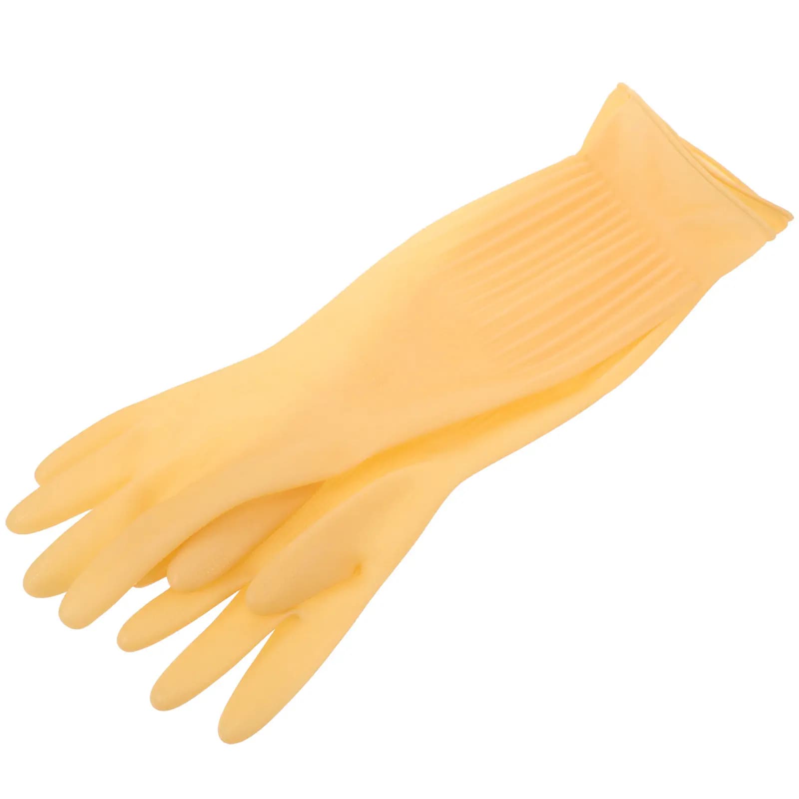 2 guanti in lattice per la pulizia, guanti per lavare i piatti con polsini allungati, resistenti alle macchie d'olio, comodi e delicati sulla pelle, per la pulizia della cucina