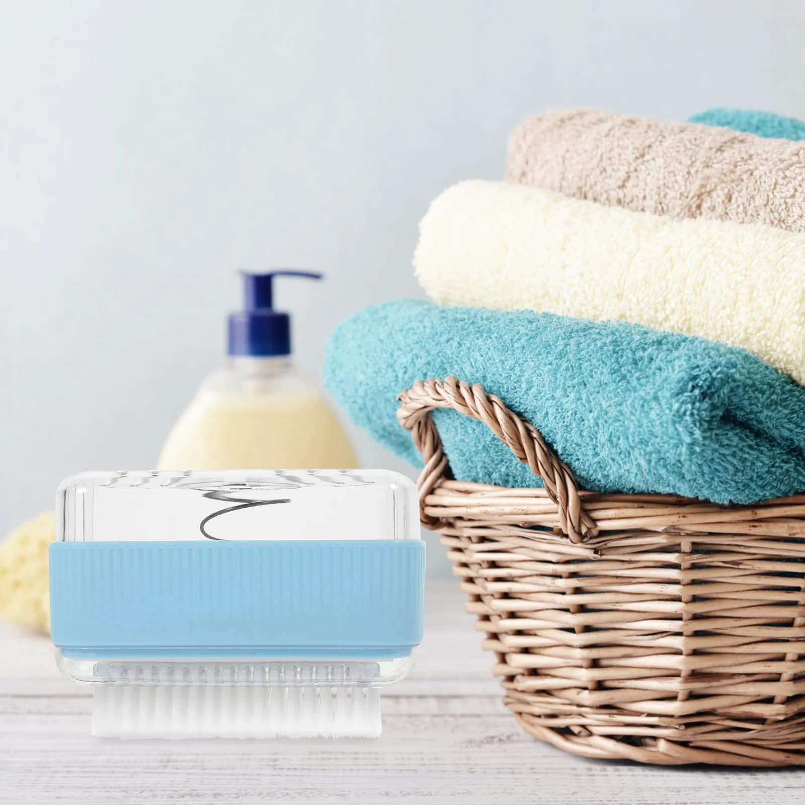 Dispenser for Slurry Bars, Contactless Portable Container, for Home and Travel Use, Plastic Bath Accessories Resistant