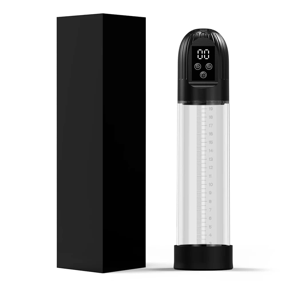 Electric Penis Enlargement Pump Waterproof Automatic Vacuum Therapy Massage Men Sex Toy for Cock Enlargement With Digital Count