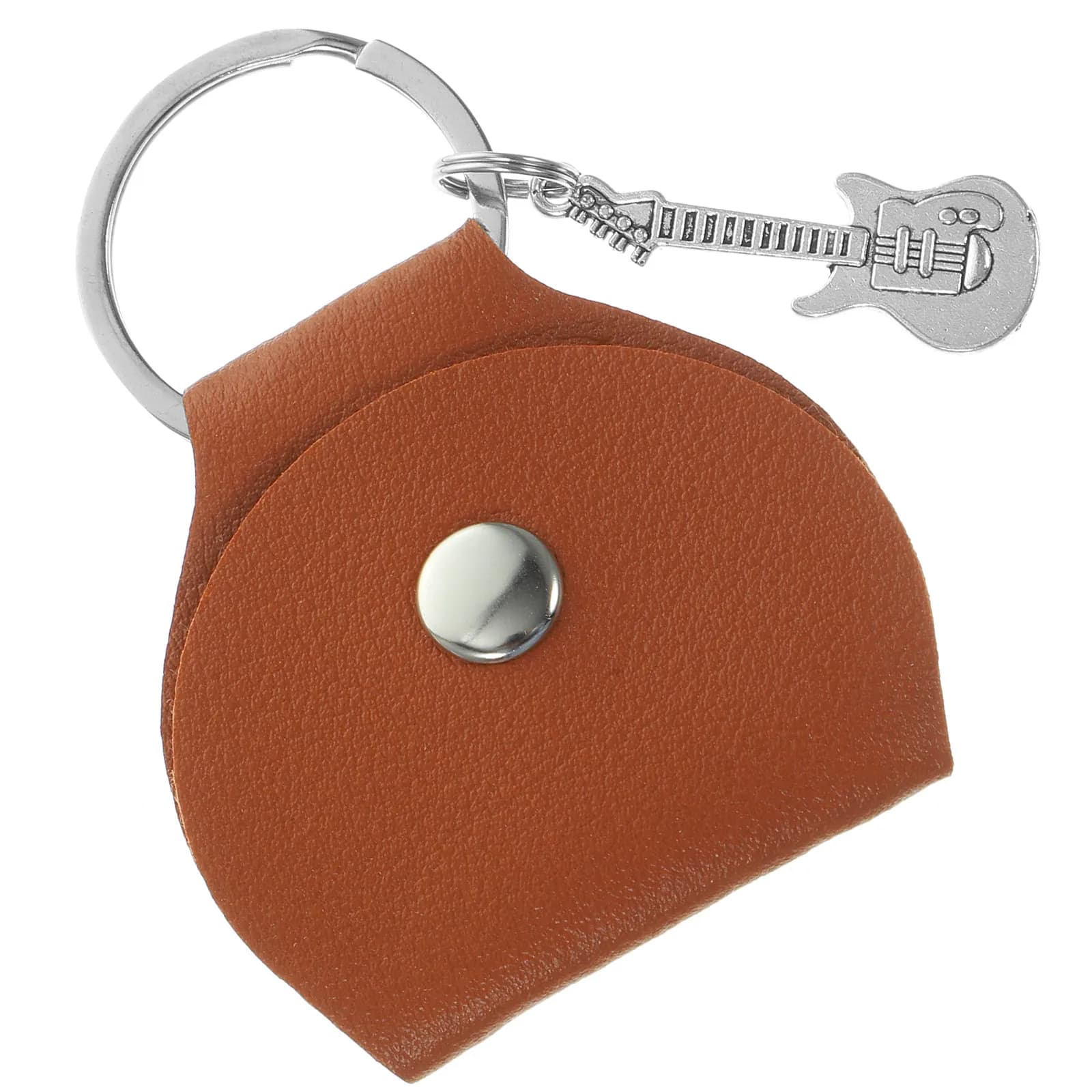 Portachiavi Porta Plettri per Chitarra, Contenitore per Plettri, Borsa Portatile per Plettri di Chitarra Elettrica, Acustica e Basso