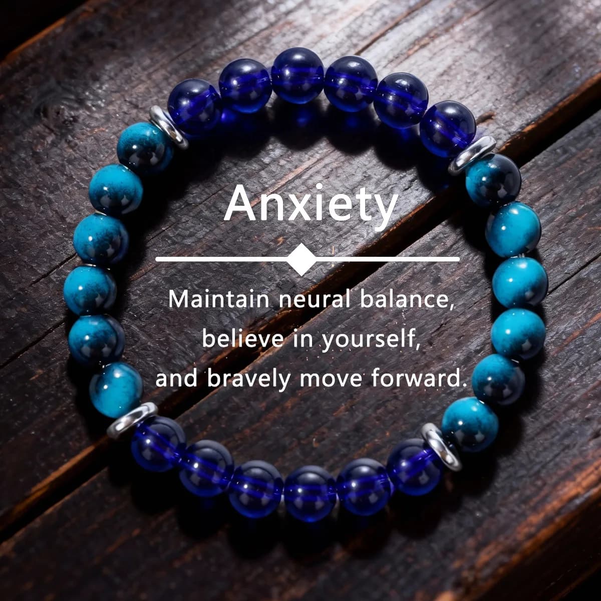 Spot jewelry bracelet contrasting color new product bracelet imitation blue tiger's eye glass bracelet