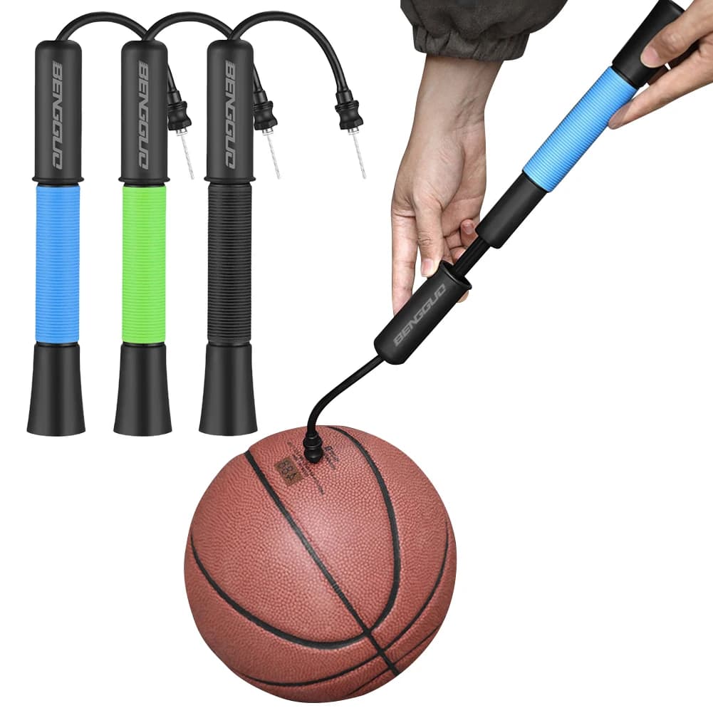 30PSI Ball Inflating Pump, Manual Dust Inflator, Professional Balloon Pump, Volleyball, Basketball