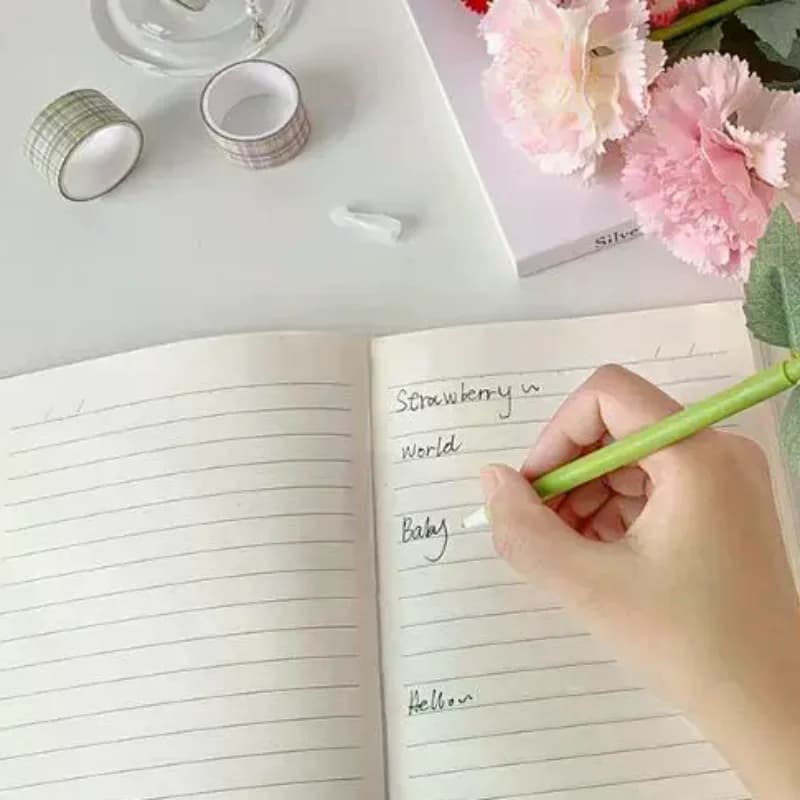 Artificial Flower Flower Ballpoint Pen Teacher's Day Gift Writing Smoothly Neutral Gel Pens Sweet Carnation Rose