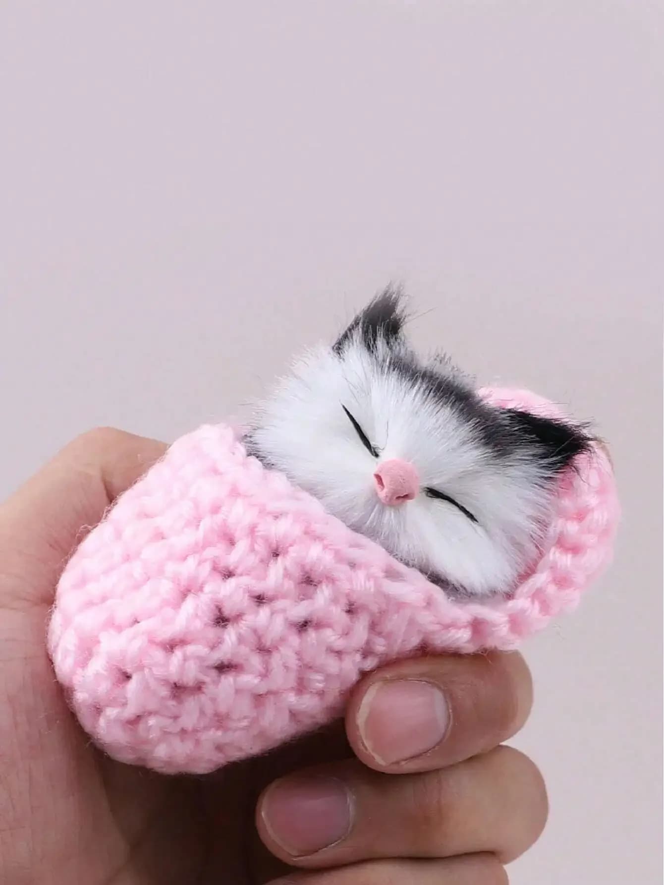 1pc Simulation Cat Toy, Can Meow, Cute Cat Toy, Decoration, Slipper Cat, Doll Cat, The perfect little gift