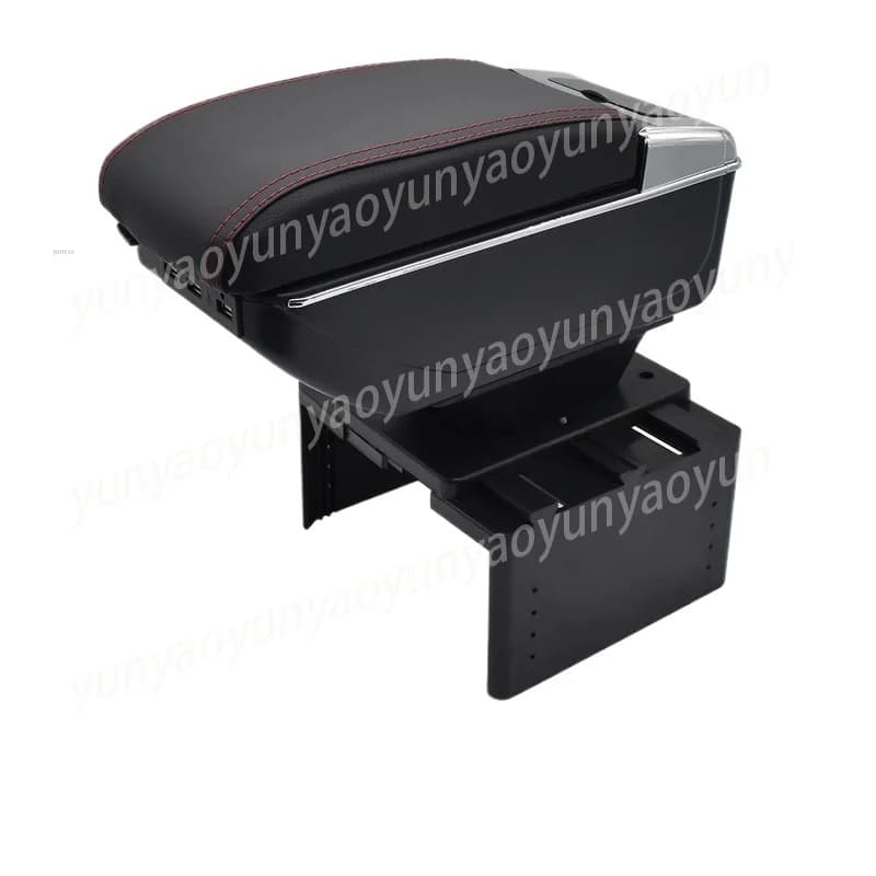 ​ Box Bracciolo Universale per Auto con Ricarica USB - Organizer per Console Centrale a Doppio Strato per Tutti i Veicoli ​