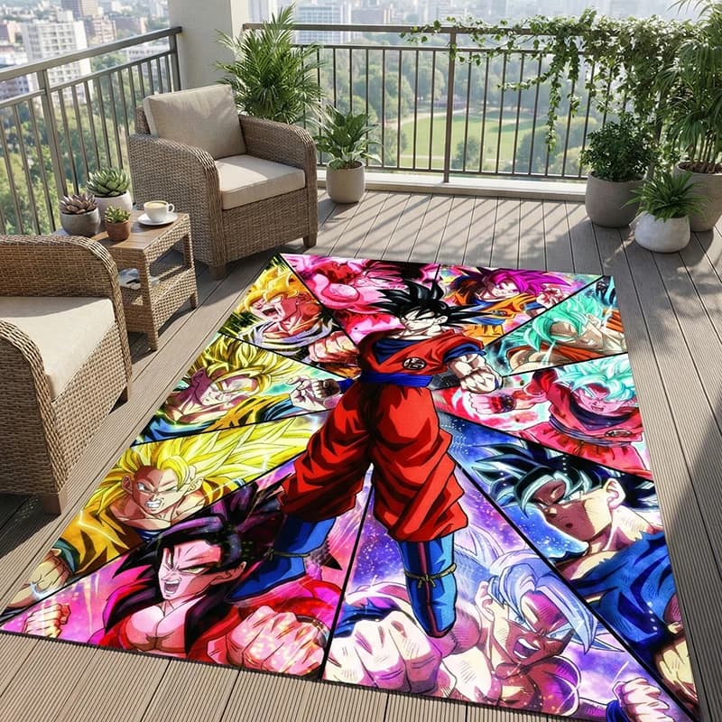 Anime DragonBall Design Carpet Bedroom Living Room Children's room Anti-slip decorative carpet Collection Birthday gift carpet