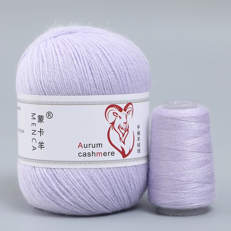 9Set AURUM Cashmere filato spesso inverno 16s/3 maglia a mano per maglione donna sciarpa 50g + 20g filati di lana all'ingrosso della fabbrica