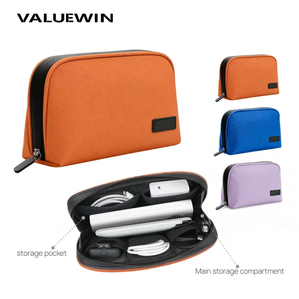 Organizer Elettronico da Viaggio per Cavi, Telefono, Airpods, Chiavette USB, Oggetti Quotidiani, Borsa per Conservazione Cavi Essenziali