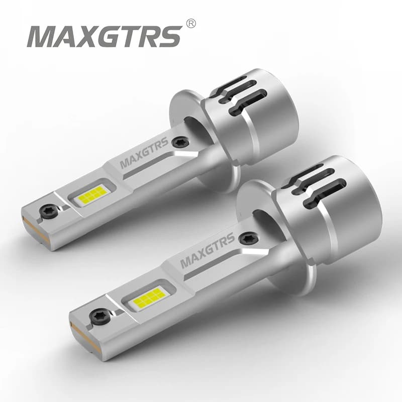 2 pz Canbus H1 LED faro con ventola 55W 20000LM 16-CSP CHIP lampadina per auto Plug and Play Turbo H1 360 Mini 6500K High beam 12V