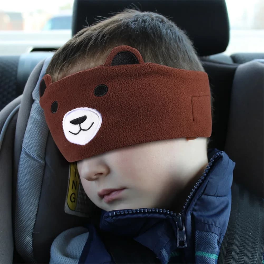 Maschera per dormire per bambini con cuffie Bluetooth, lettore musicale stereo Bluetooth 5.0, supporto vivavoce, fascia morbida per la testa con musica, regalo per bambini