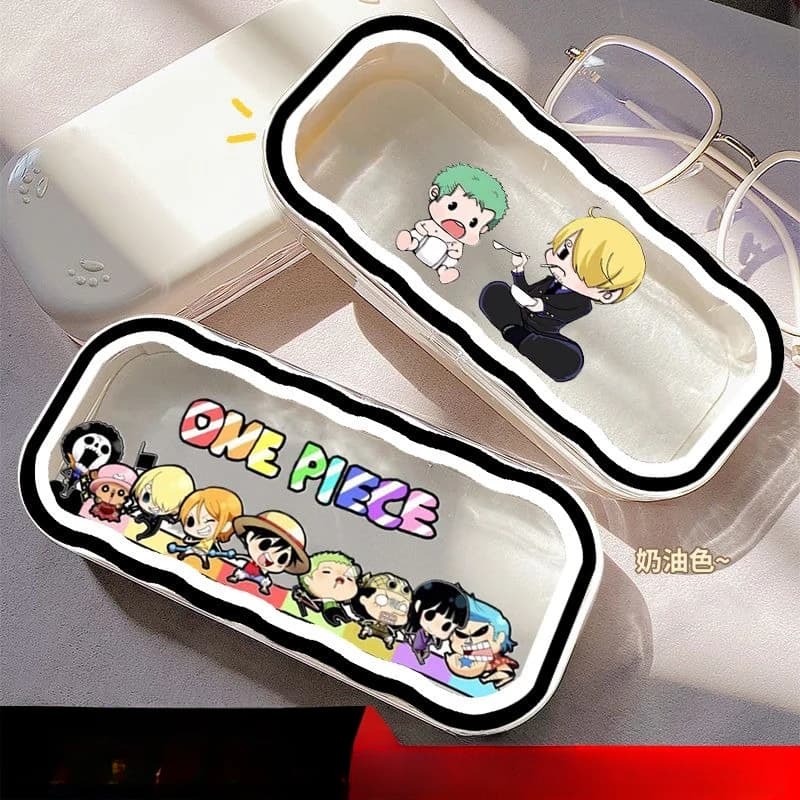 One Piece Cartoon Anime Sauron Chopper Student Transparent Myopia Glass Box Kids InS Sunglasses Box