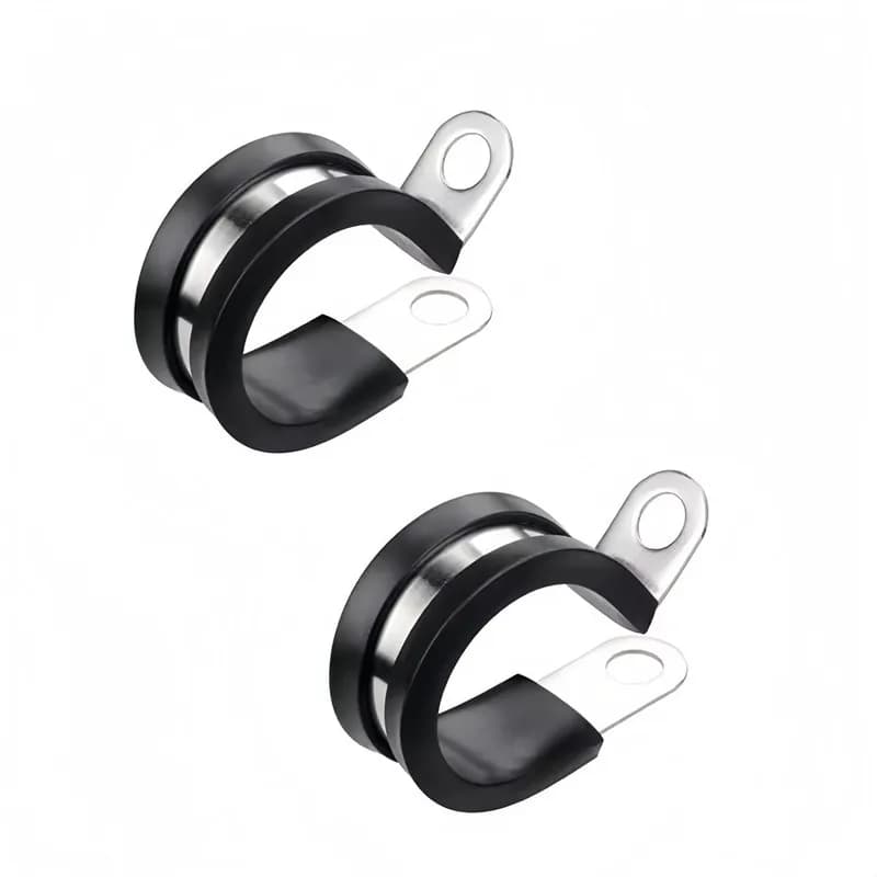 Vibration Dampening Tube Fastening Clips 23 pcs M12, perfect for Cable Wire Management, Rubber Cushion Liner