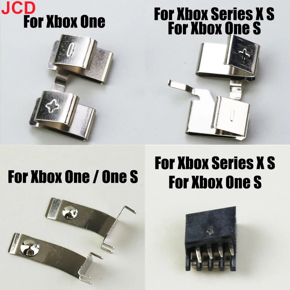 JCD 1 pc For Xbox One Game Pad Xbox one S Controller SX Series Conductive Battery Lamiera Contacts Piece Spot Markets
