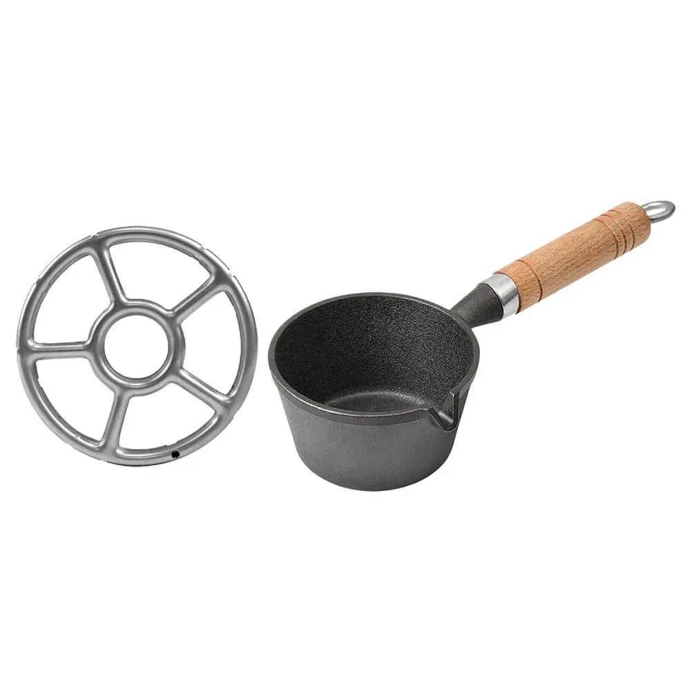 Mini Cast Iron Egg Frying Pan Hot Oil Skillet Compact Lightweight for Camping Travel Indoor Cooking Versatile Flat Bottom
