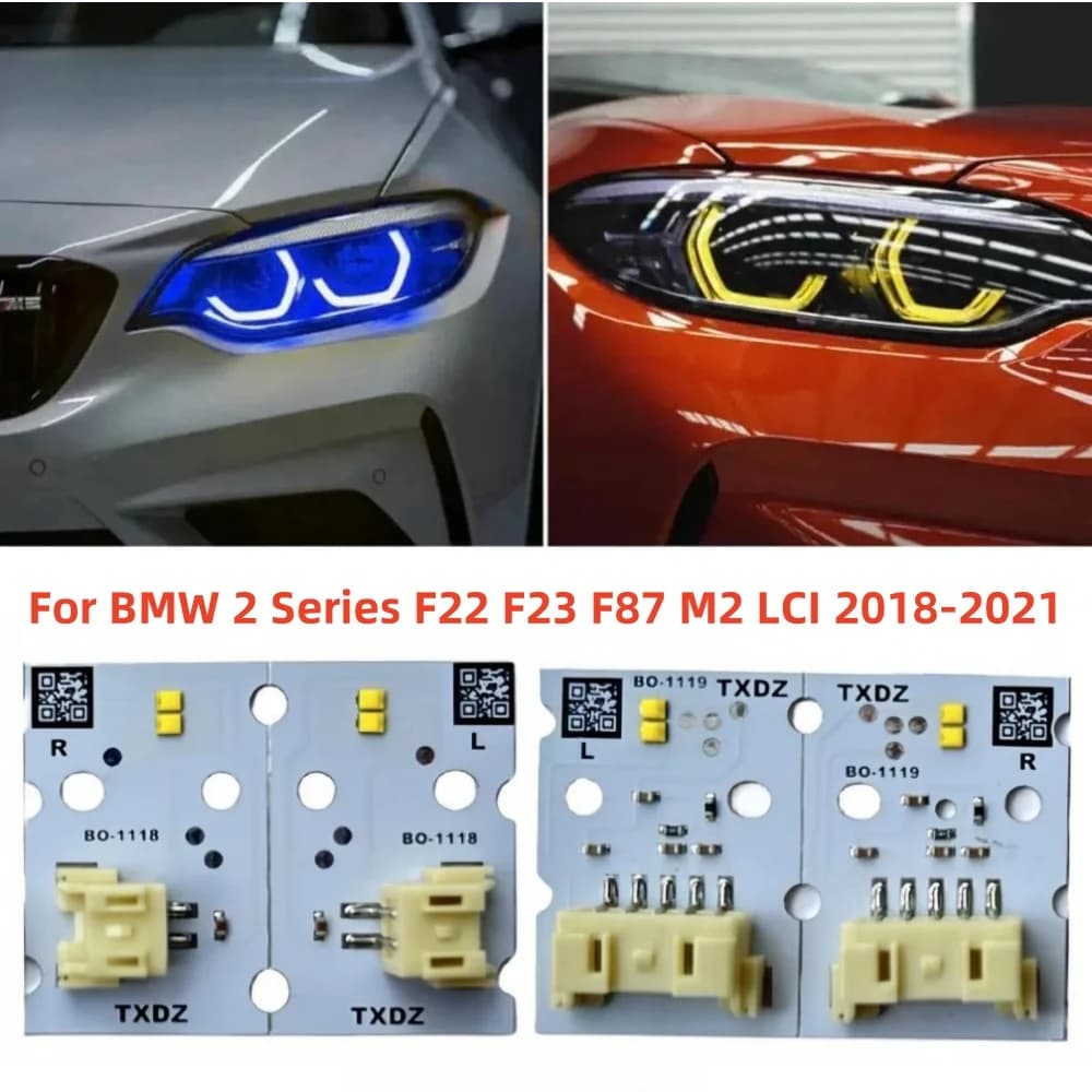 M2 F87 DRL Daylight Chip for BMW Series 2 F22 F23 LCI 218i 230i 2018-2021 LED Light Daylight Yellow Blue Red