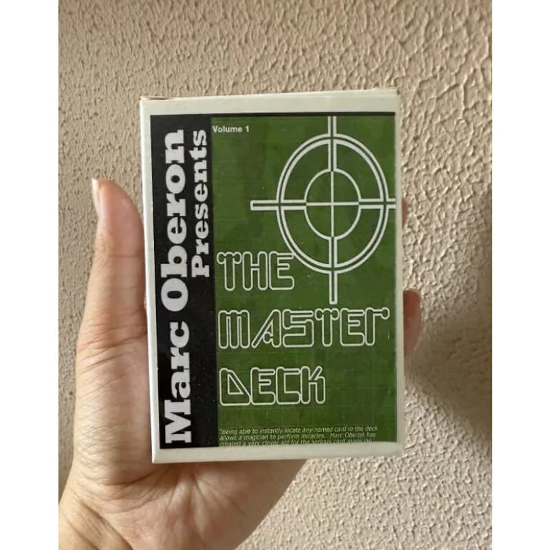 Il mazzo principale di Marc Oberon Card Magic Close Up Magic Trick Magia Magie Magicians Prop Accessorio Illusion Gimmick