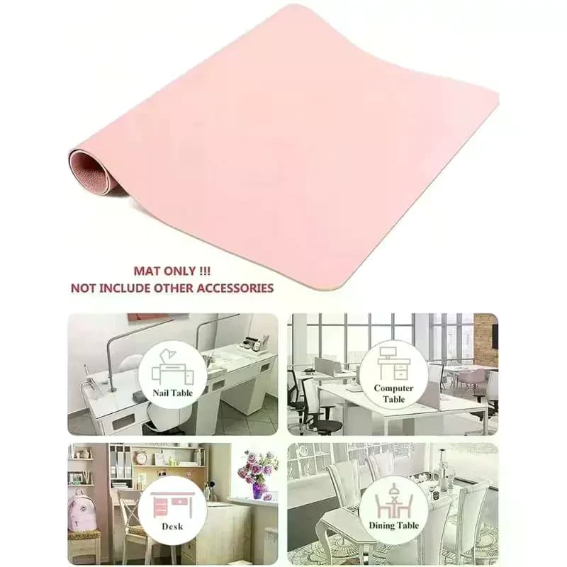 Foldable Nail Art Mat PU Leather Study Desk Mat Nail Arm Bearing Waterproof Hand Stand Mat easy to clean manicure pad