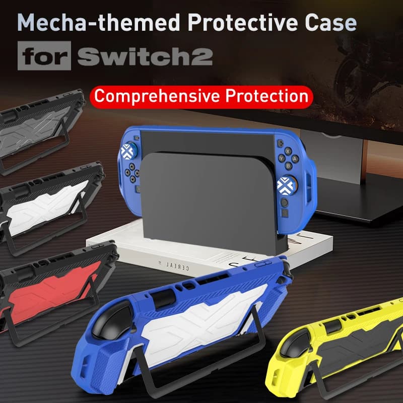 Custodia agganciabile TPU resistente alle cadute + PC per NS SWITCH 2 Custodia protettiva staccabile Shell Cover Skin per Switch 2 Accessori di gioco