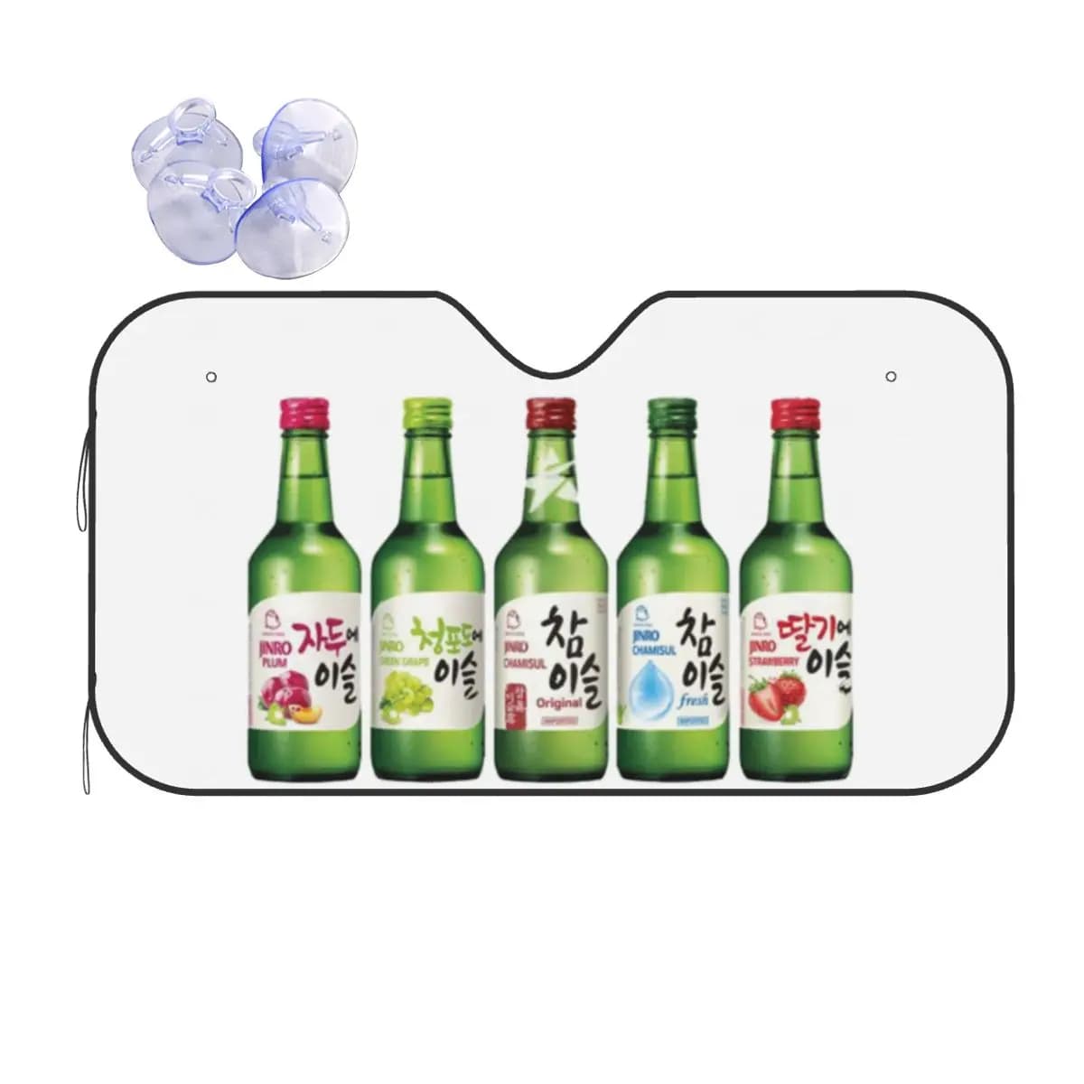 Jinro Soju 5 Sapori Parasole Parabrezza Auto Parabrezza Anteriore Finestra Parasole Accessori Coperture