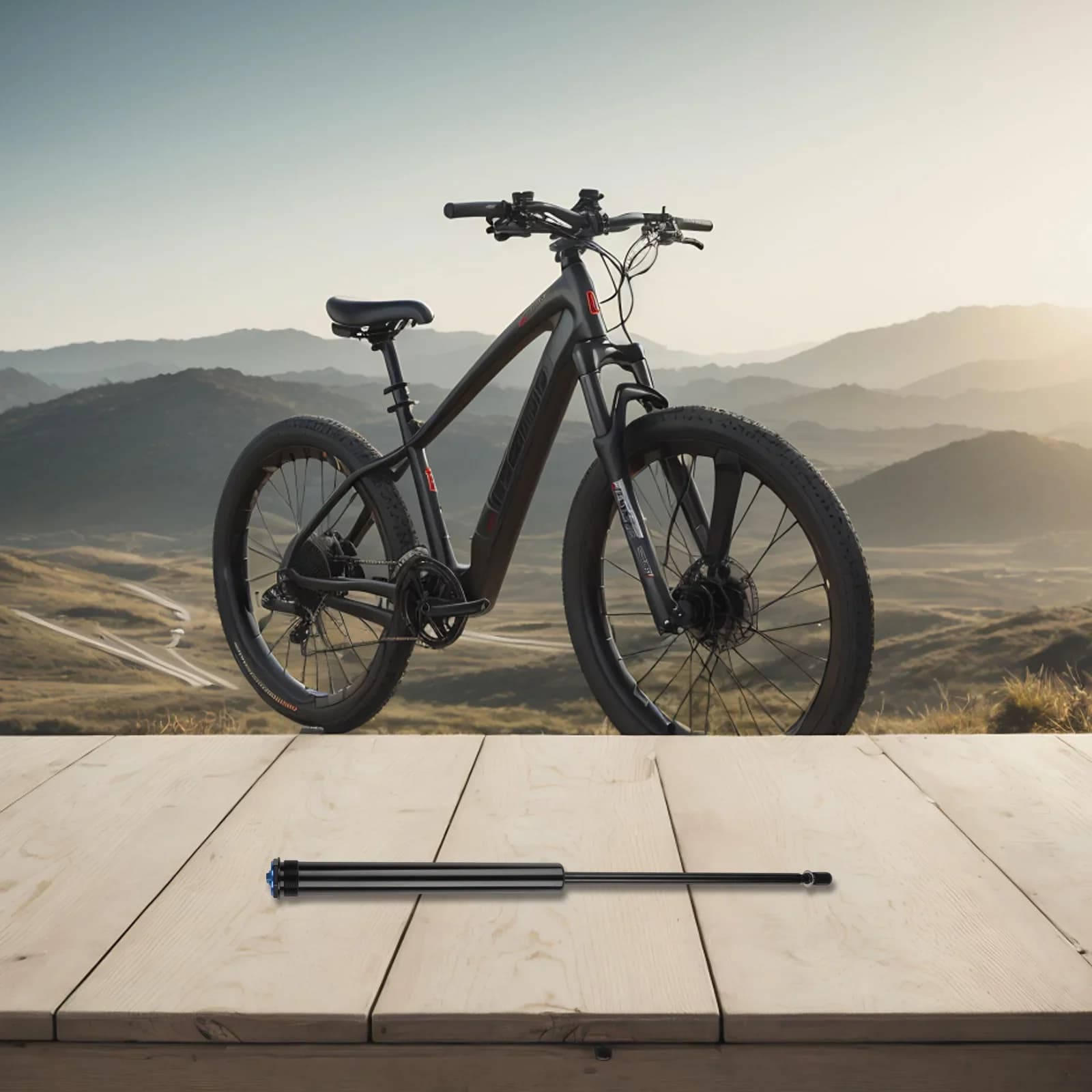26/27.5/29 pollici Mountain Bike Forcella Aria Accessori Regolazione di Rimbalzo Pompa Olio Smorzamento Cartuccia Sospensione Pompa Olio di Rimbalzo