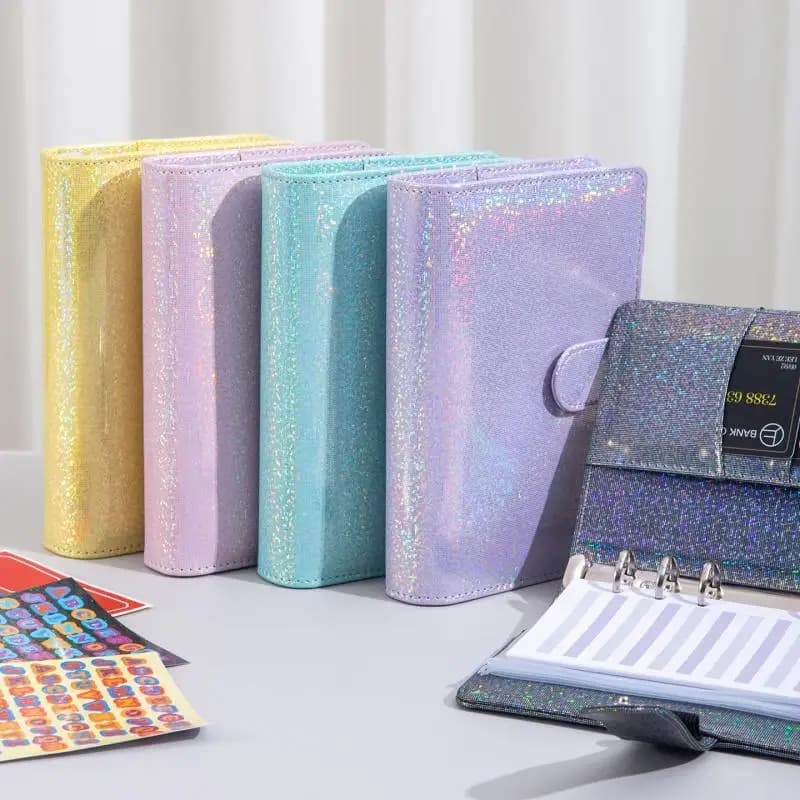 Soft Leather Binder Budget Planner Cash Envelope Binder With Budget Envelopes A6 Binder Pockets Cash Envelope Wallet Budgeting