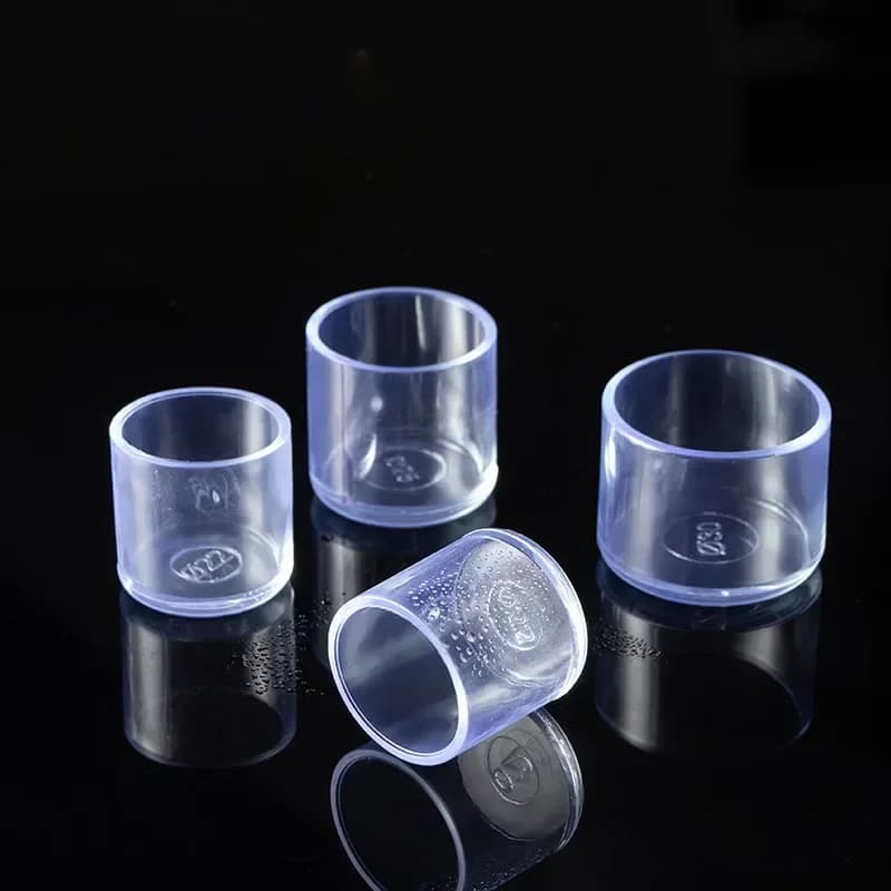 1-5pcs PVC trasparente tavolo sedia gamba piedi pad tappi rotondi piedini antiscivolo tappi copertura mobili piedini livellanti decorazioni per la casa