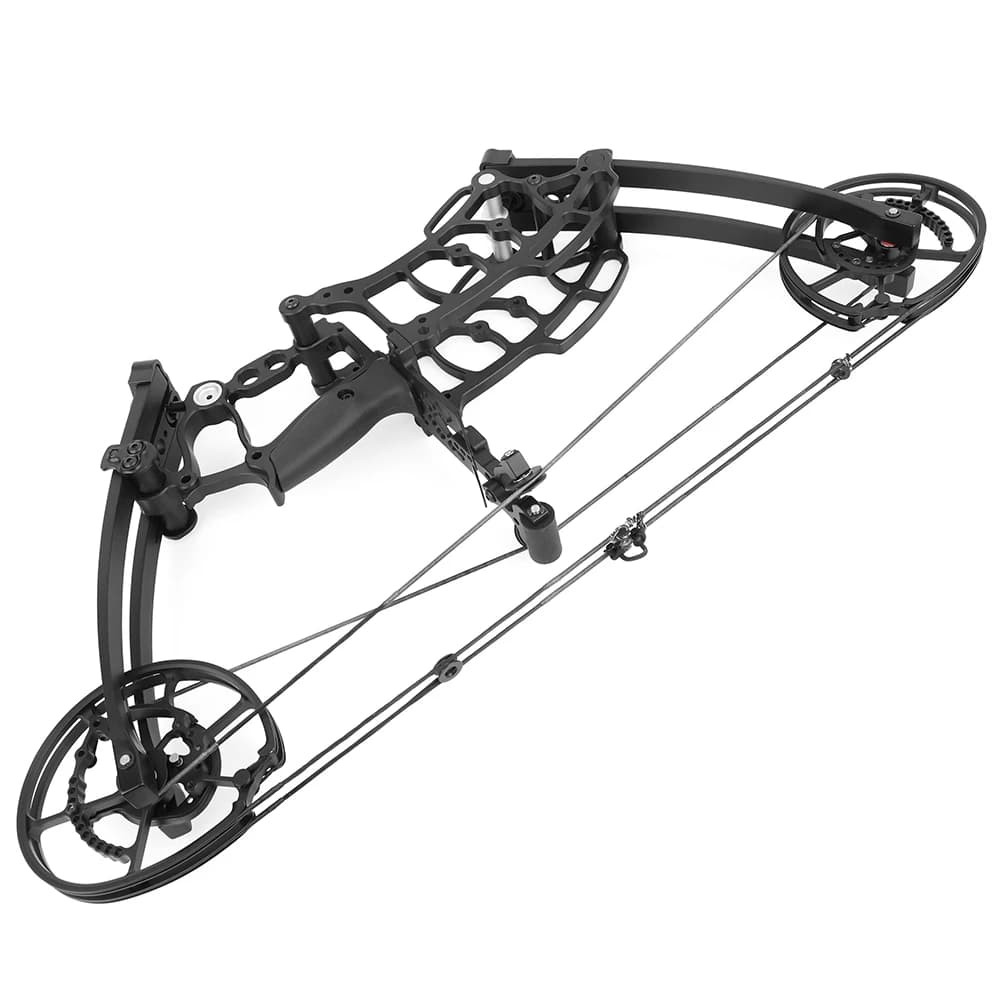 Arco Compound CNC a Doppio Uso 40-65 libbre, Arco Gordon con Flettenti per Tiro con Sfere d'Acciaio e Frecce, per Caccia e Tiro con l'Arco all'Aperto, Sfogo 80%