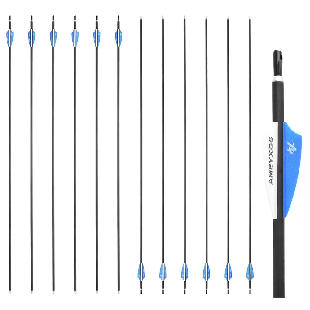 6/12 pz Frecce di Carbonio Misto Spine 1000 OD 6mm ID 4.2mm 32 pollici Freccia Albero per Archey Arco Caccia Tiro Al Bersaglio Sport All'aria Aperta