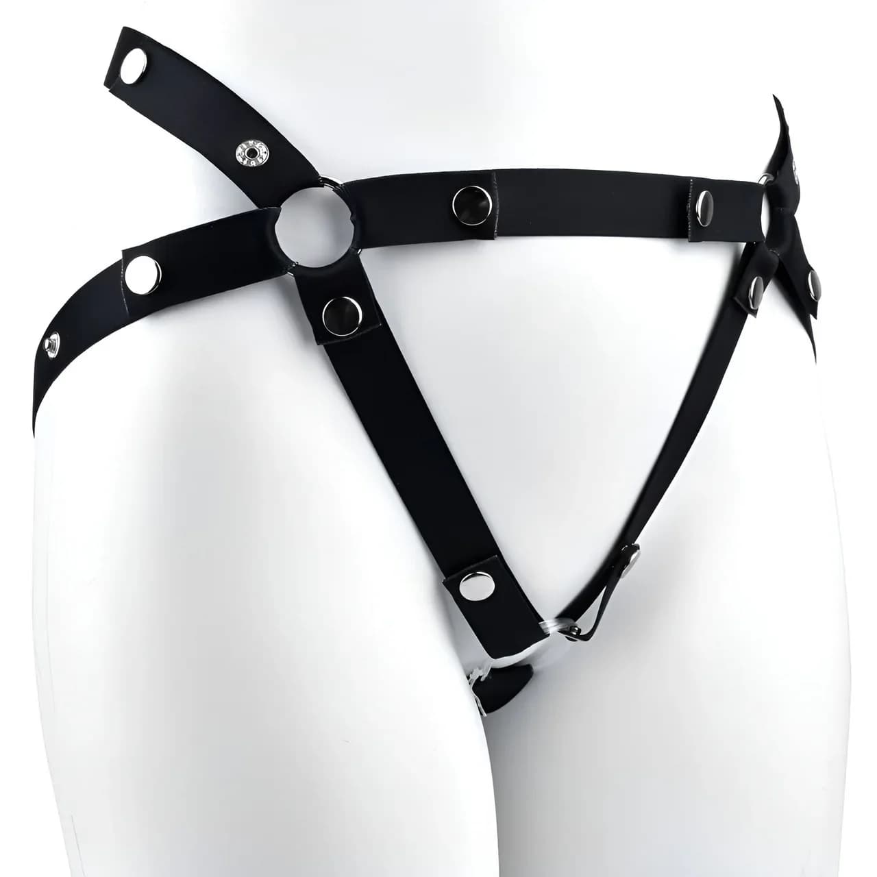 Gabbia di Castità Maschile con Lucchetto, Imbracatura Intima, Fascia Elastica Multistile, Cintura Ausiliaria di Castità, Anello Scrotale, Giocattoli Sessuali per Uomini