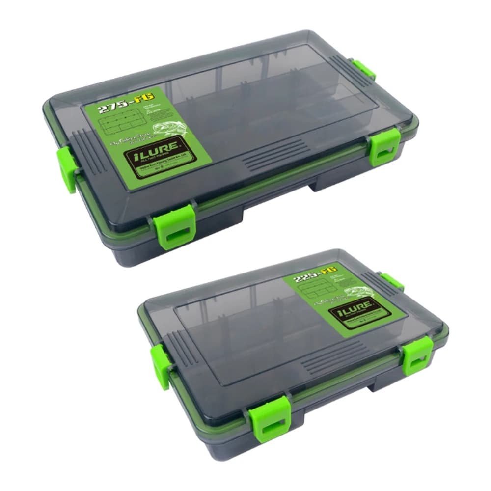 2 piece waterproof fishing gear box fishing bait hook case Multifunctional organizer fishing boxes for portable equipment