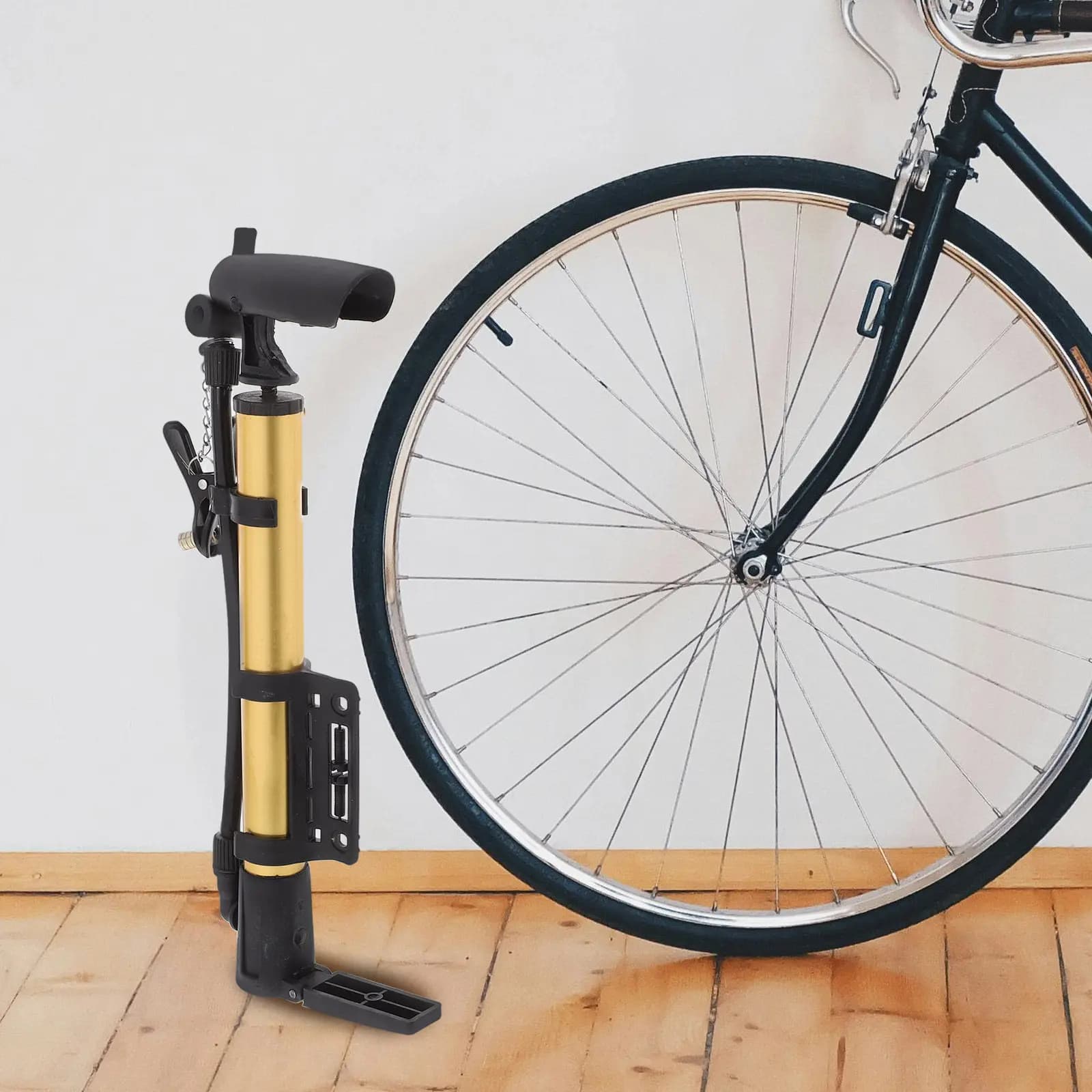 Pompa Gonfiabile Compatta per Biciclette, Gonfiatore Portatile per Pneumatici, Pompa Leggera per Ciclisti per Ricarica Rapida di Biciclette e