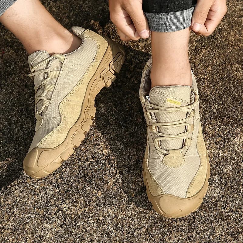 Scarpe da trekking per esterni da uomo Scarpe da trekking antiscivolo con suola spessa Stivali da passeggio comodi e resistenti, Scarpe da ginnastica grigie da tennis