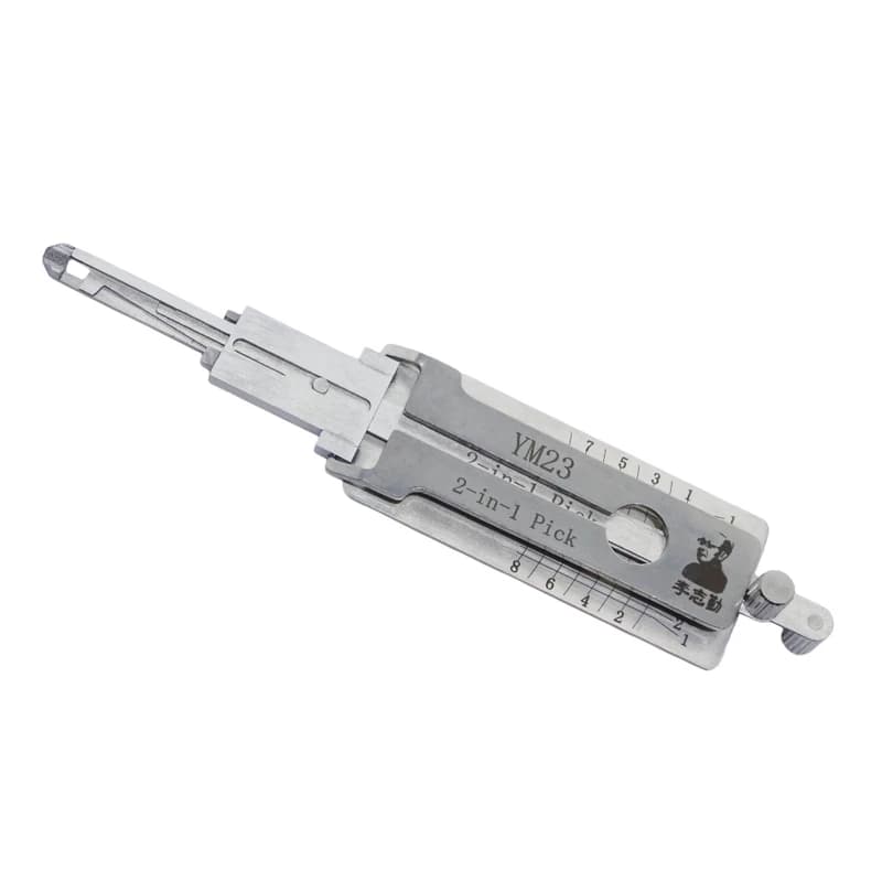 Lishi YM23 2 in 1 Locksmith Tool Lock Pick & Decoder Flat Milling for Smart Car Models