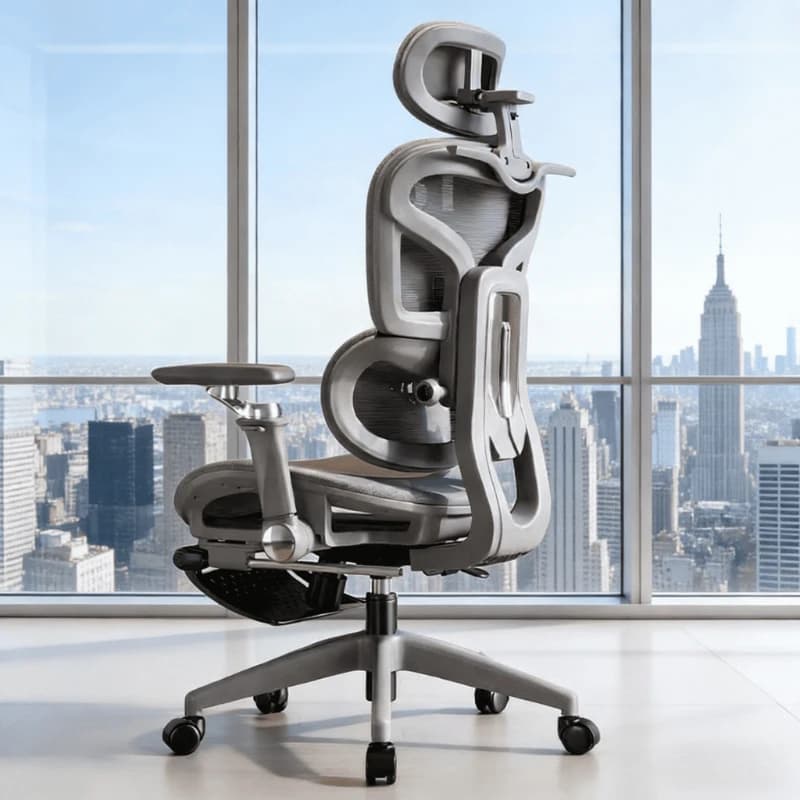 Sedia da Gaming Ergonomica per Adulti, Poltrona da Ufficio, Sedia per Computer, Sedia da Scrivania Relax per Sala PC