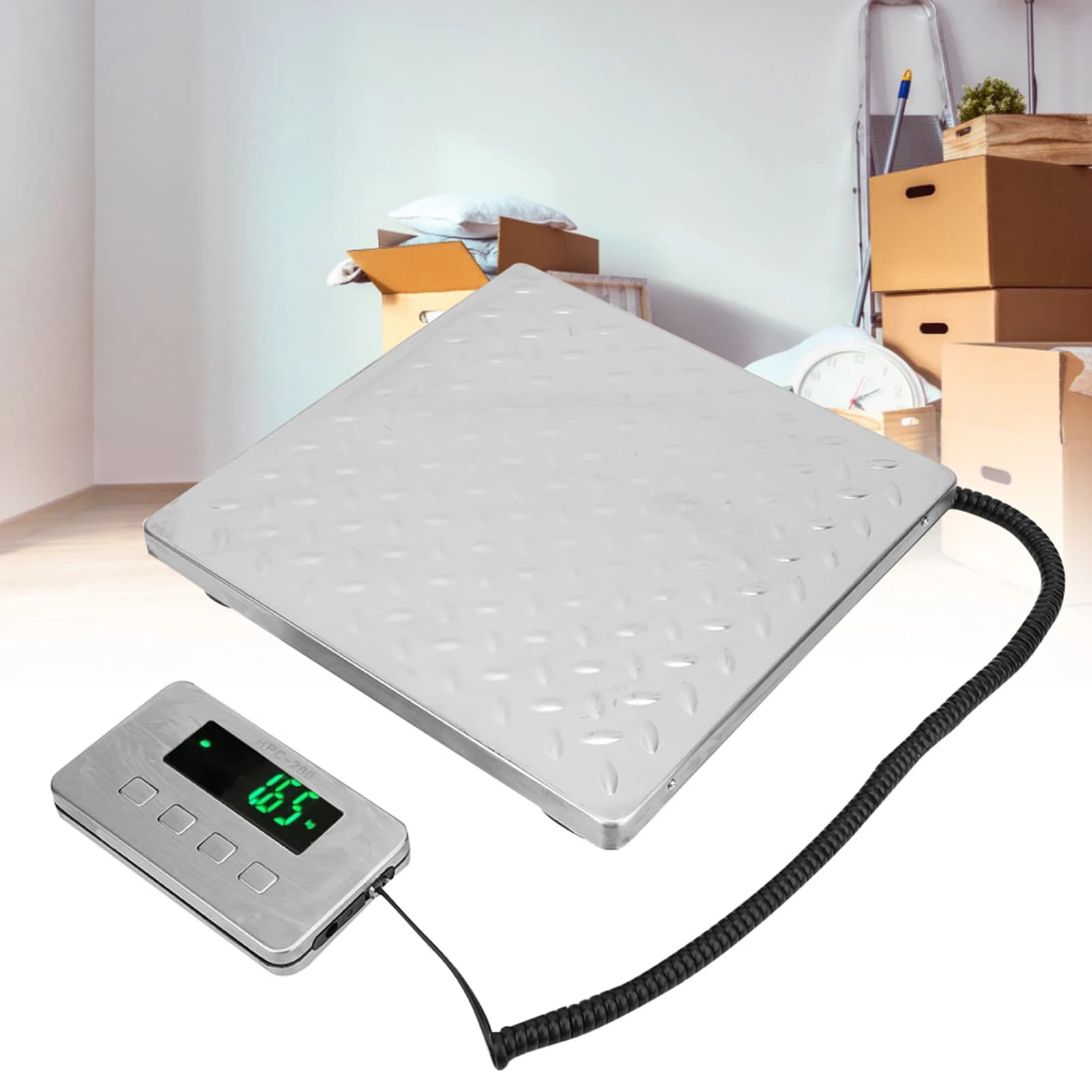 200kg 0.05kg Stainless Steel Double Range Express Luggage Baggage Weighing Electronic Scale