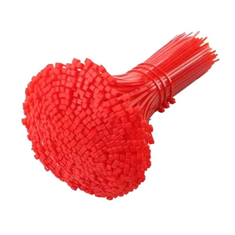 ABBN 100 pezzi cavi in nylon di plastica fascette multiuso cavo autobloccante fascette cinghia di fissaggio anello riutilizzabile avvolgicavo