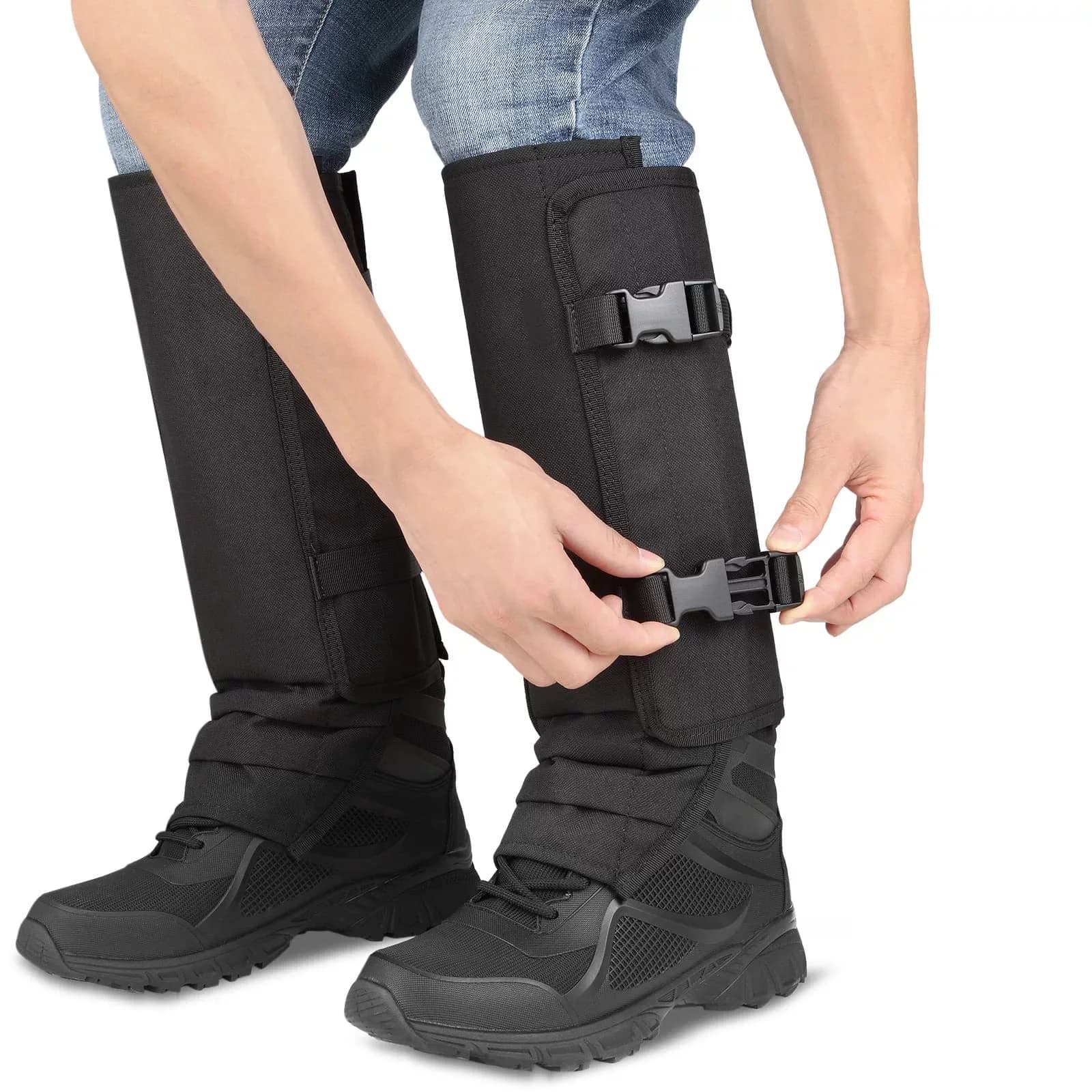 Protezioni per le gambe da passeggio nella giungla Ghette per scarponi da neve Protezione per morso di serpente Caccia Arrampicata in montagna per escursioni Ghette per gambe da passeggio