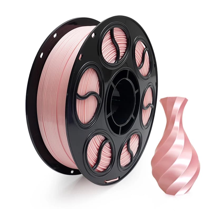 Filamento per Stampante Ecologico in PLA Seta Monocolore, Diametro 1.75mm, Tolleranza 0.02mm, Superficie Lucida, Prestazioni Durevoli e Precise