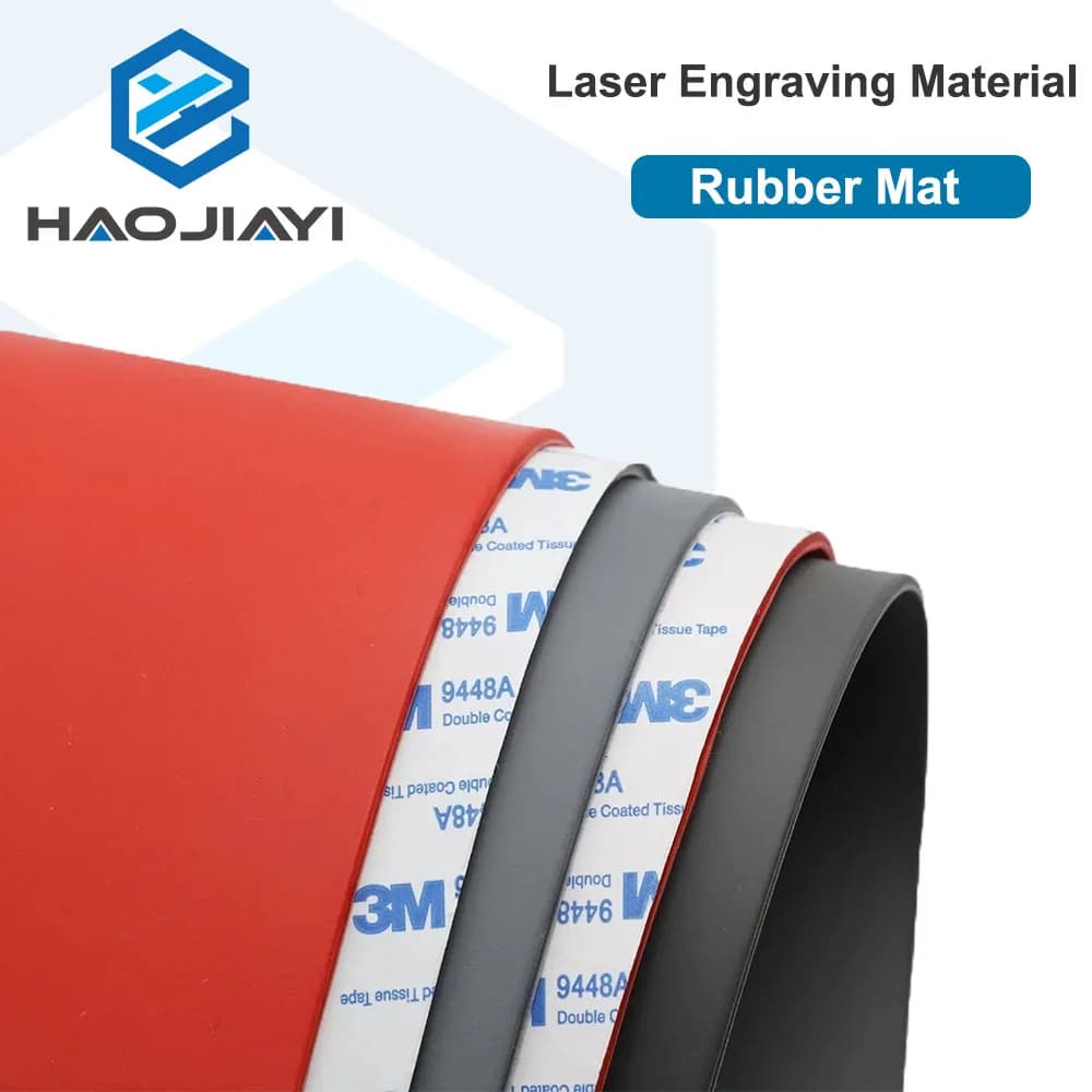 HAOJIAYI Rubber Mat Material for Laser Engraving DIY Laser Rubber Roller For Stamps Handmade Material DIY Laser Engraving Machine