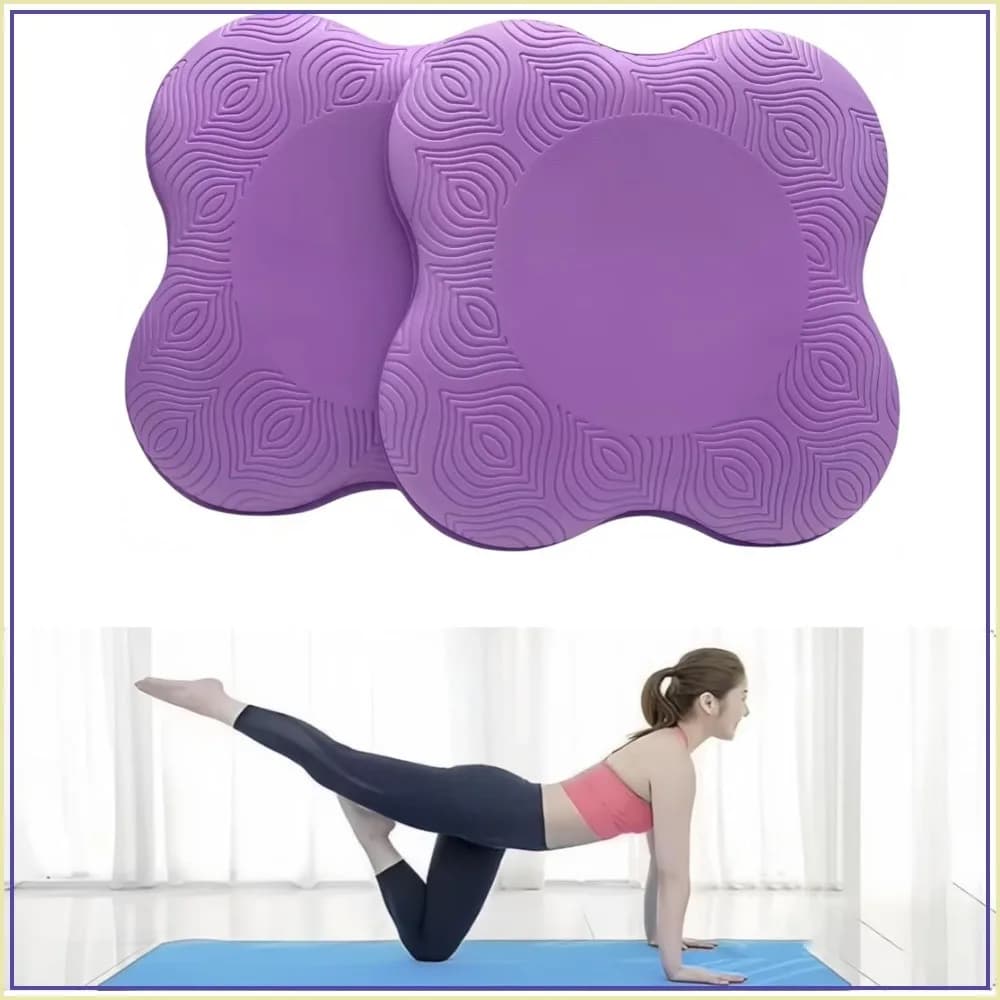 Yoga Knee Pads Set of 2 - Non-Slip Cushion for Kneeling, Pilates, Meditation, Fitness