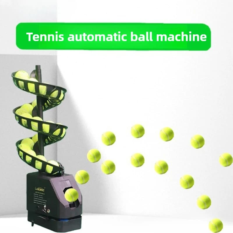Macchina da lancio per tennis regolabile Macchina per palline da tennis per pratica singola Macchine per servire plastica Attrezzatura sportiva professionale