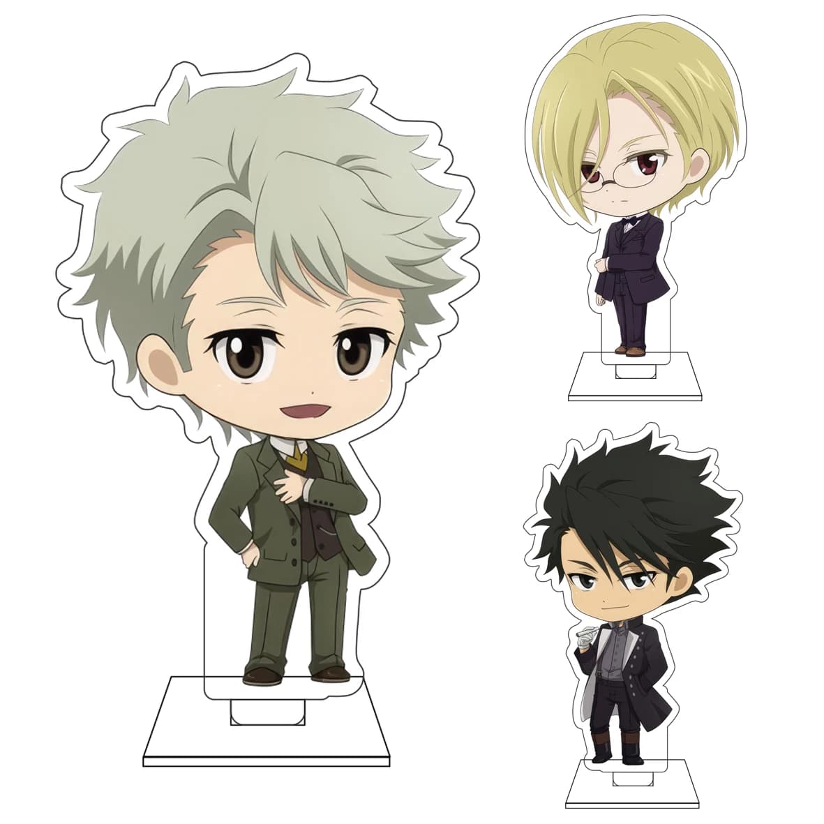 Anime da 10 cm ‌ MORIARTY THE PATRIOT Cosplay Simpatico Espositore in Acrilico per Figure, Ornamenti e Regali di Hiroki Hyakuna