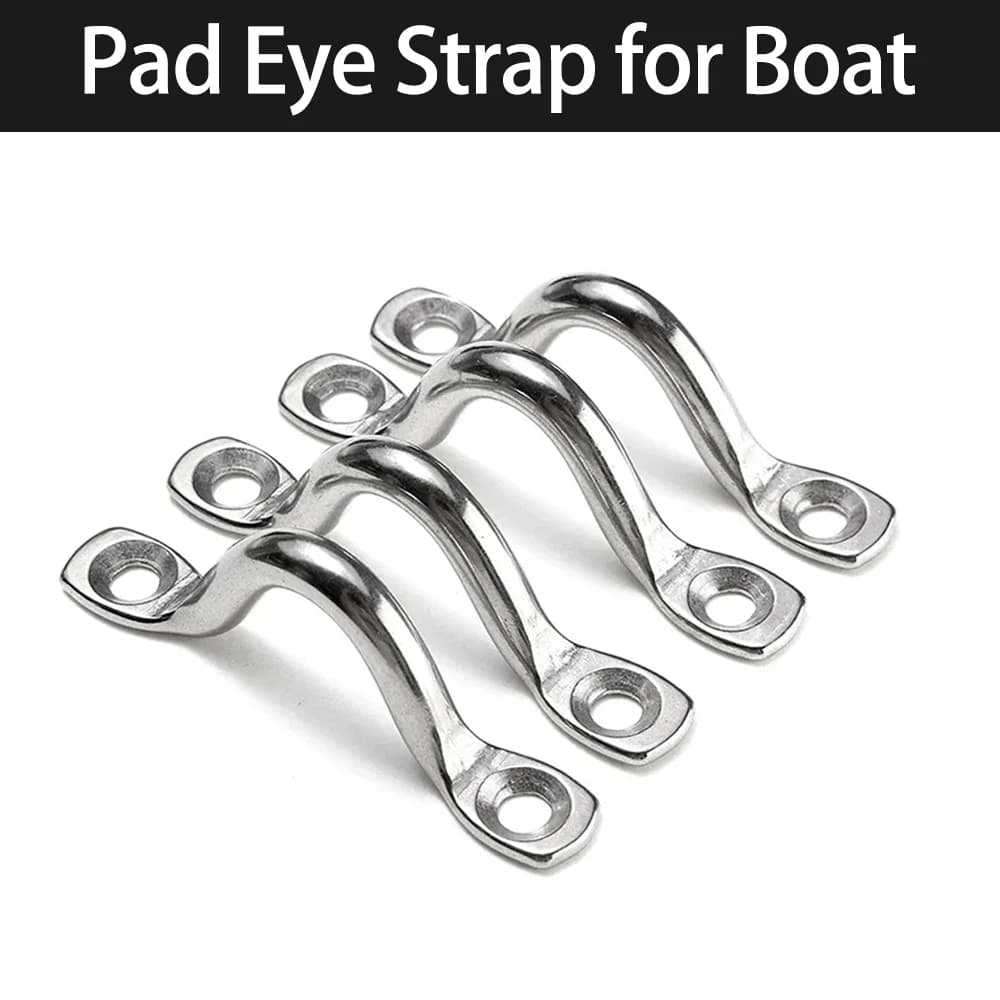 2-10PCS M4-M8 Maniglia Filo di Acciaio Inossidabile Occhio Cinghia Barca Marine Tie Imbottiture Parafango Gancio Baldacchino Motori Accessori per Barca Yacht