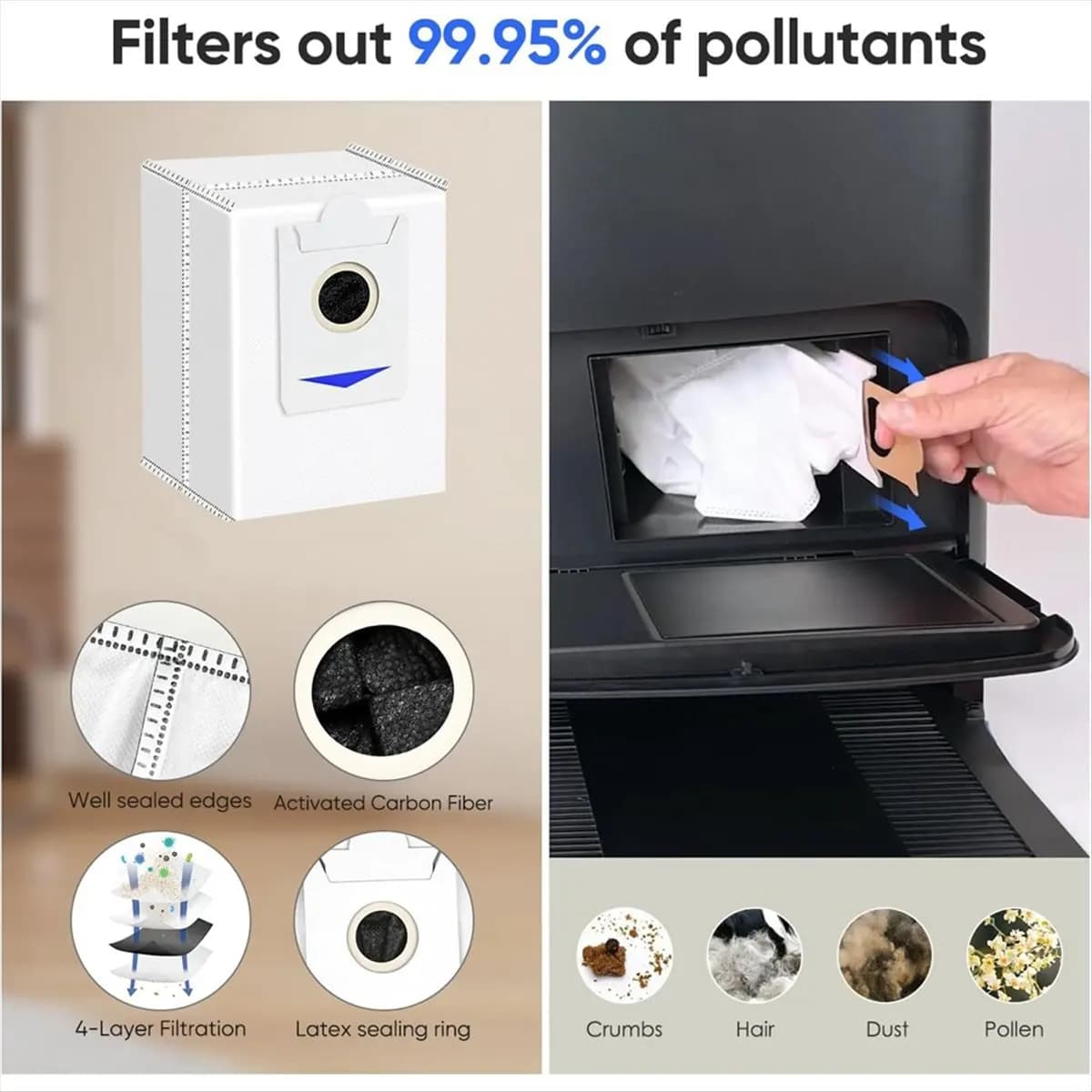 (A25M) For ECOVACS DEEBOT T30S Robot Vacuum Cleaner Main Side Brush Hepa Filter Mop Cloth Dust Bags Replacement Parts