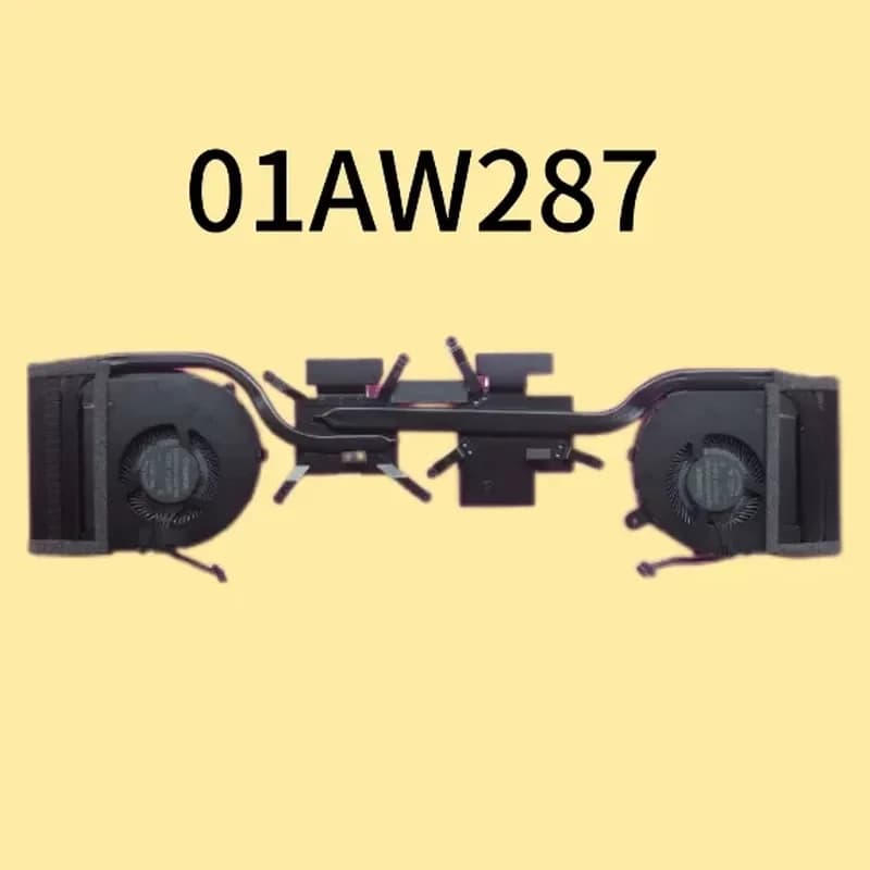 Fan and Radiator Assembly for Lenovo ThinkPad E560P S5 Black 01AW287